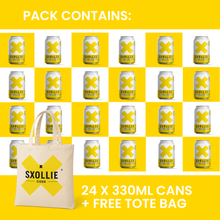 Load image into Gallery viewer, Golden Delicious 24 Pack 330ml + Free Tote
