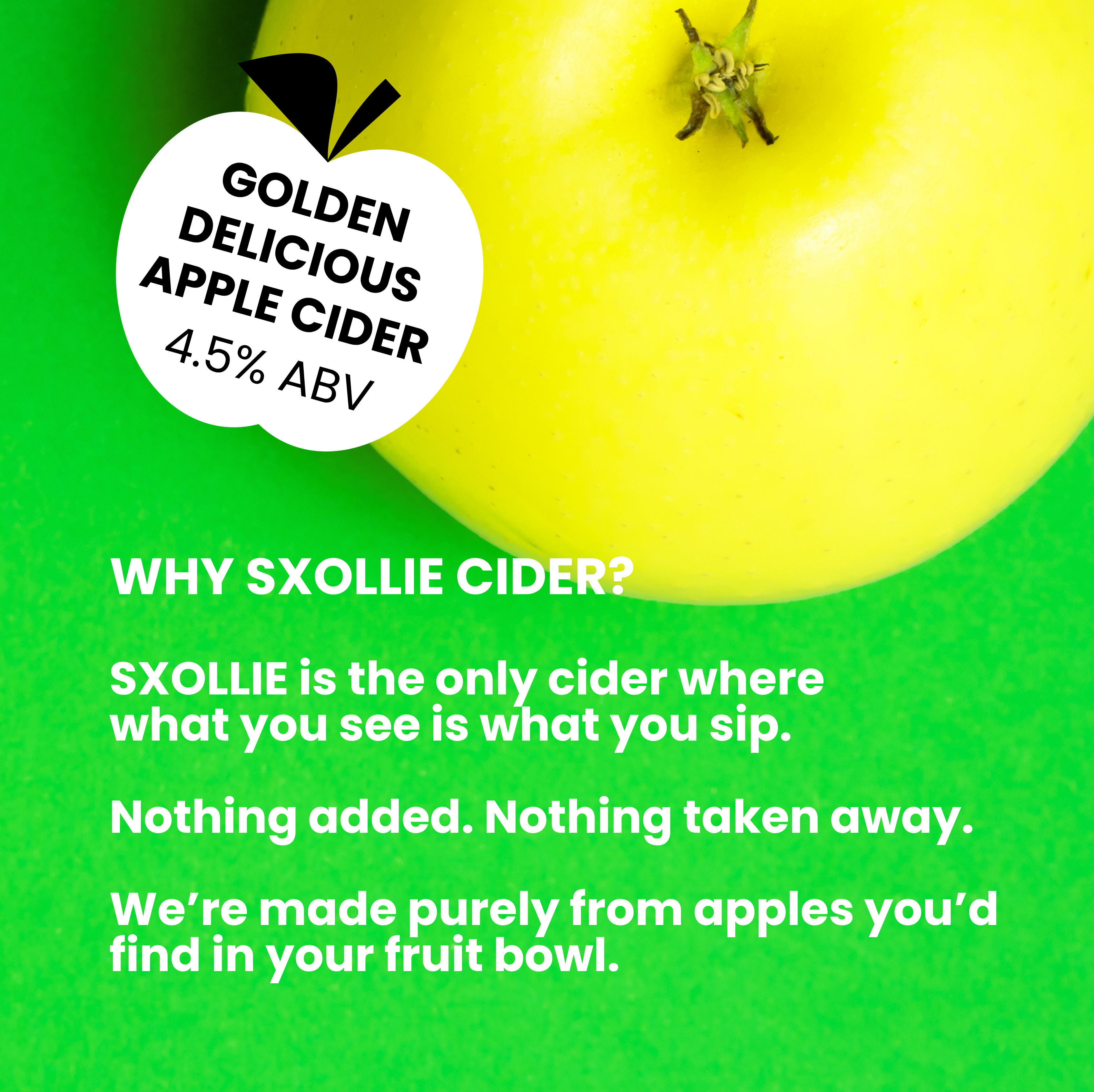 Golden Delicious Apple Cider