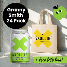 Load image into Gallery viewer, Granny Smith Can 330ml 24 Pack + Free Tote
